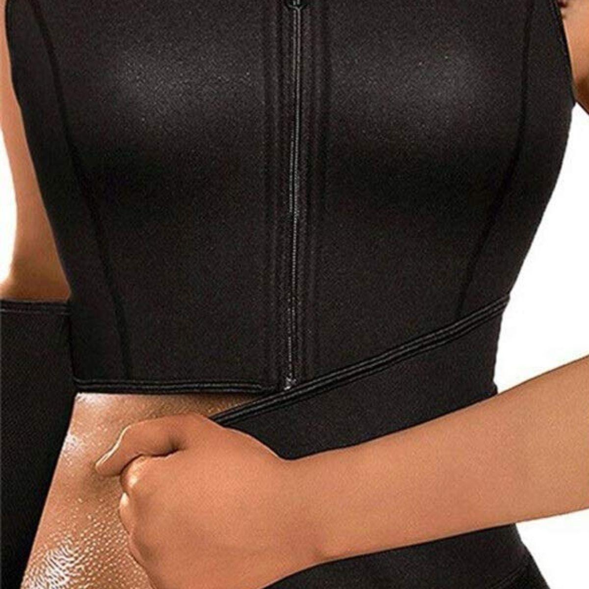 FAJA REDUCTORA AJUSTABLE EFECTO SAUNA TERMICA GYM LAU-6