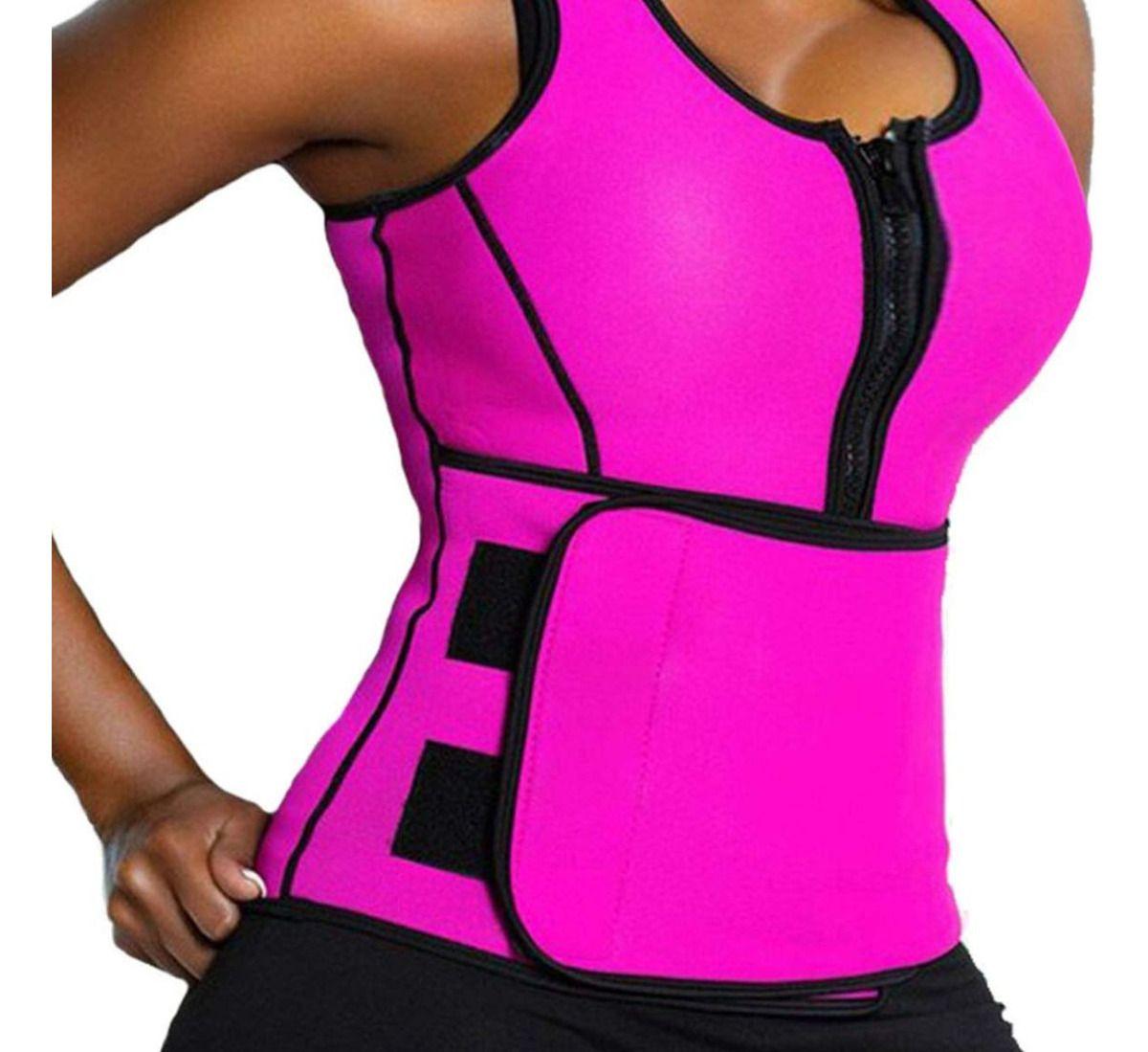 FAJA REDUCTORA AJUSTABLE EFECTO SAUNA TERMICA GYM LAU-7