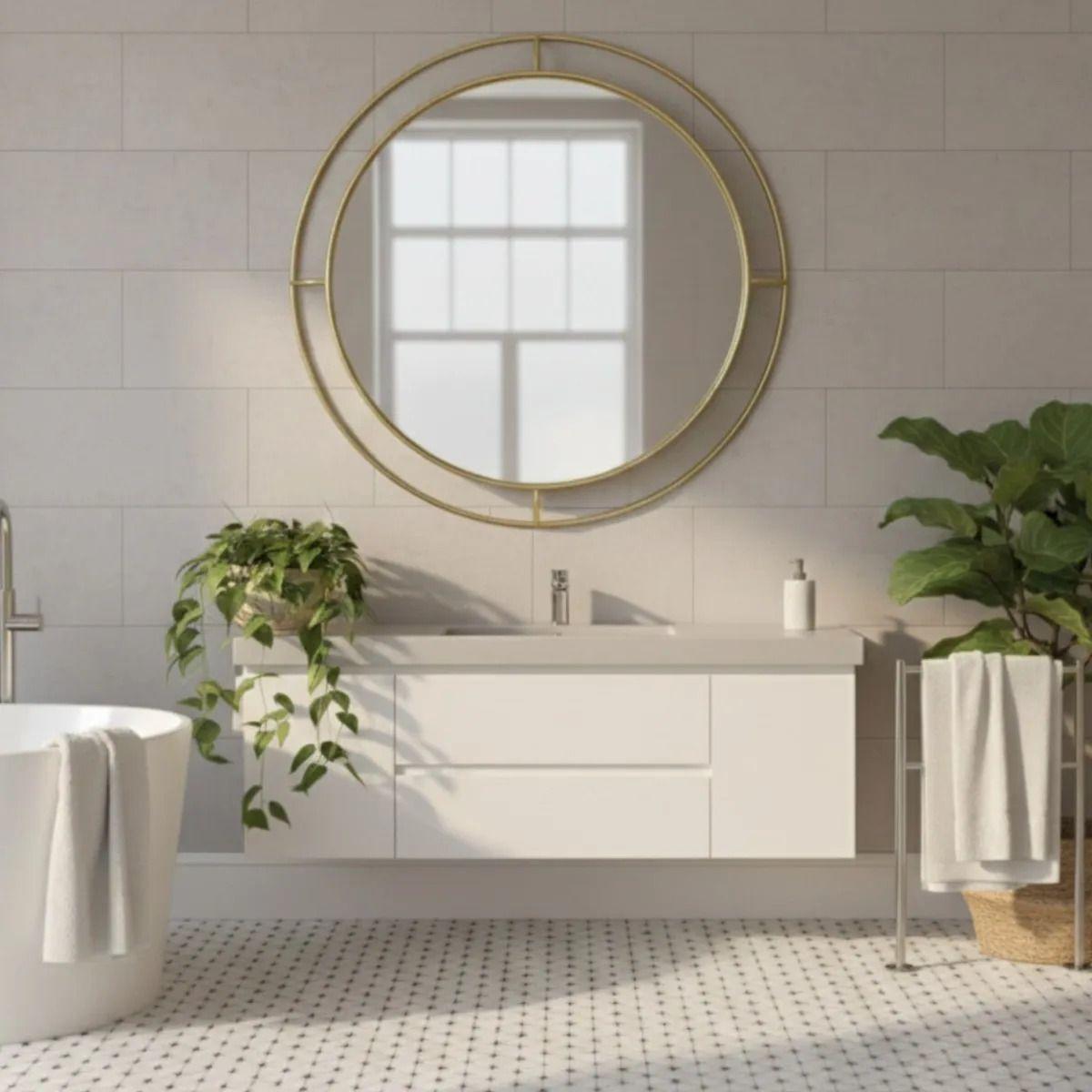 Espejo Decorativo Pared Diseño Vanguardista Lujo AJ-4