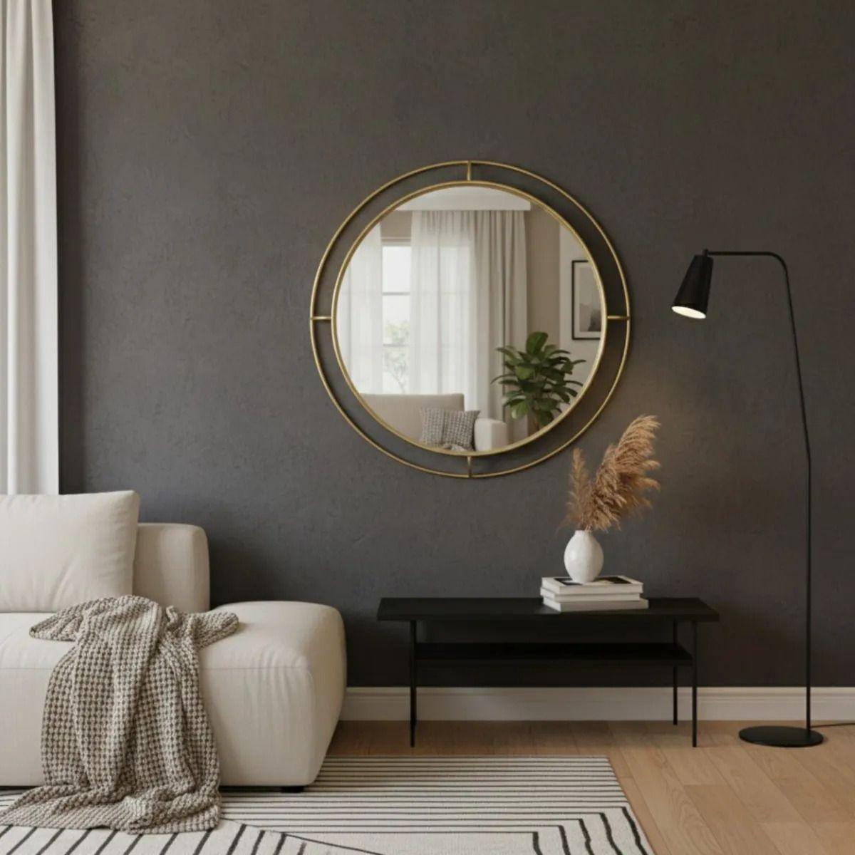 Espejo Decorativo Pared Diseño Vanguardista Lujo AJ-8