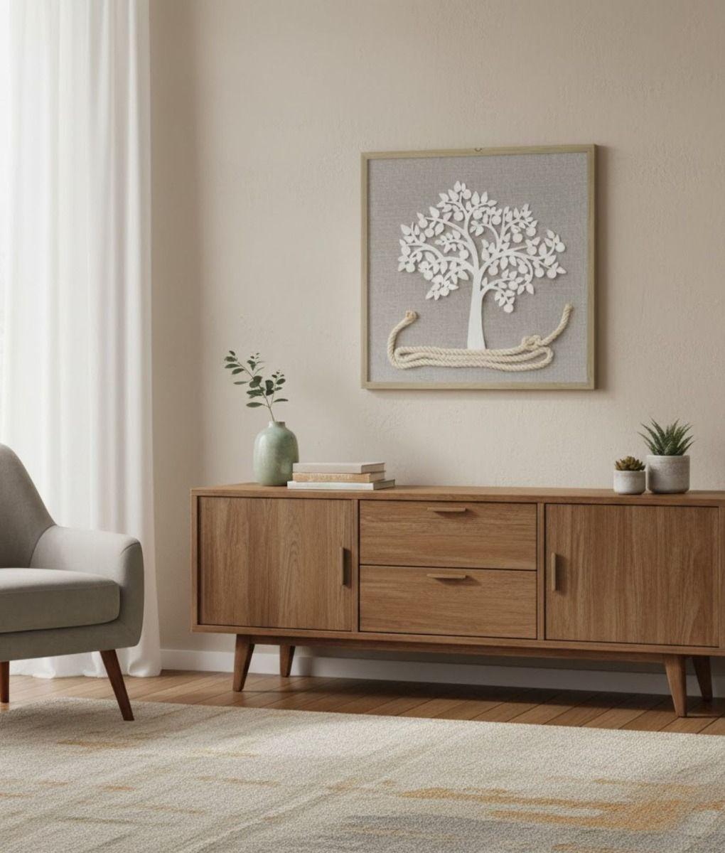 Cuadro Decorativo Árbol Vida Arte Adorno Pared Jhn-5