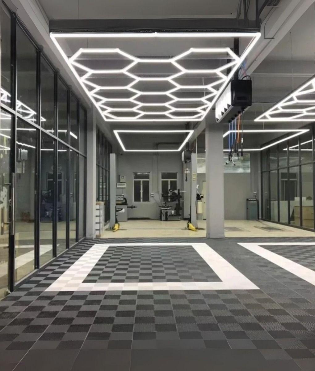 Lámpara Decorativa Panel Techo Diseño Geométrico 3D Jhn-7