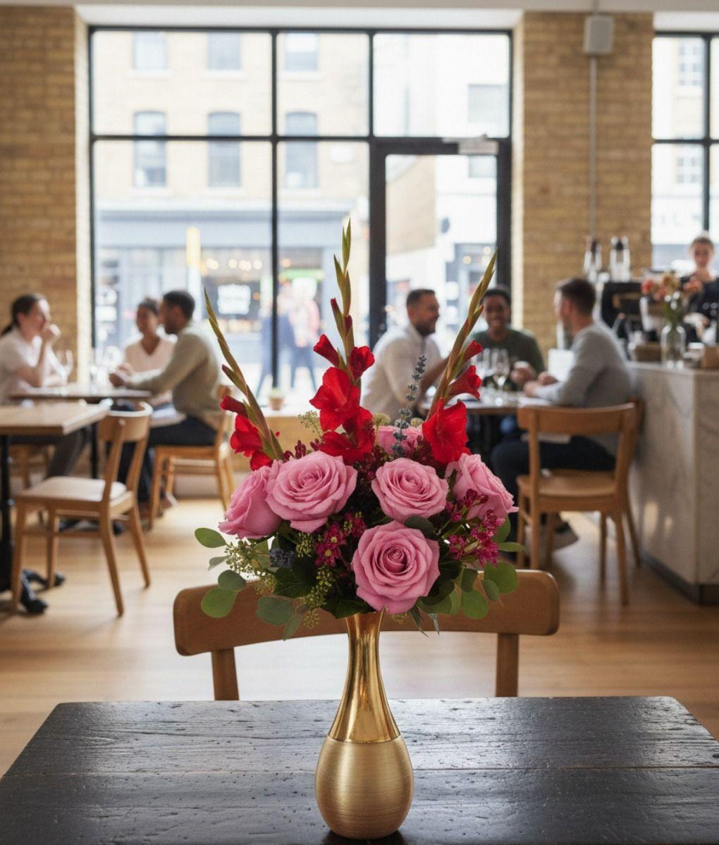 Florero Decorativo Moderno Silueta Gota Textura Dual Jhn-5