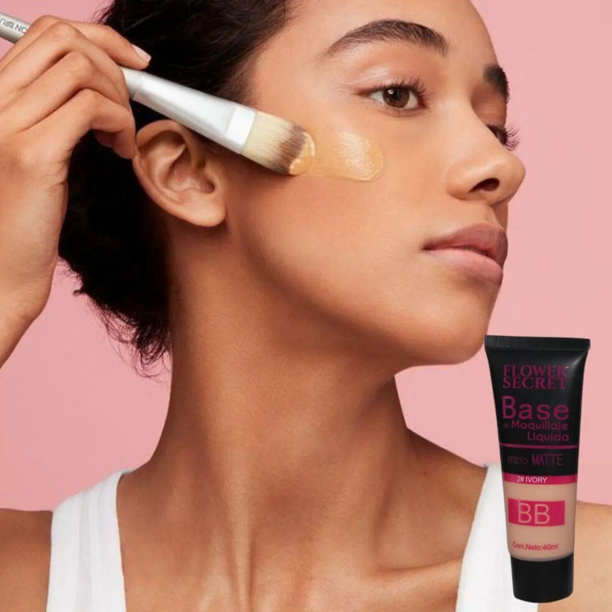 PACK 4 BASES DE MAQUILLAJE LIQUIDA EFECTO MATE 40ML LAU -1