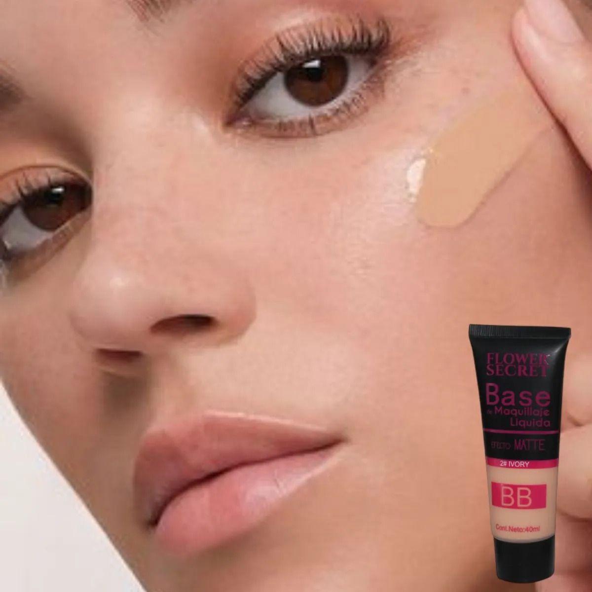 PACK 4 BASES DE MAQUILLAJE LIQUIDA EFECTO MATE 40ML LAU -4