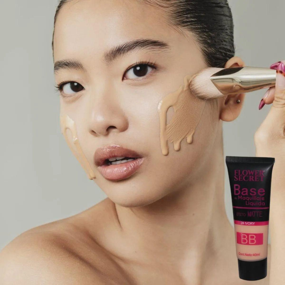 PACK 4 BASES DE MAQUILLAJE LIQUIDA EFECTO MATE 40ML LAU -7