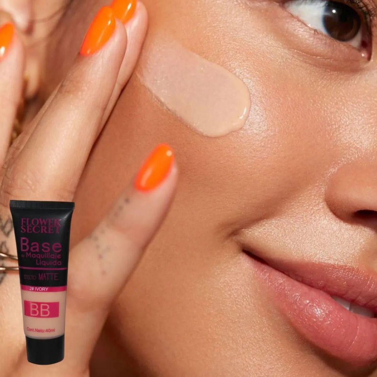 PACK 4 BASES DE MAQUILLAJE LIQUIDA EFECTO MATE 40ML LAU -8