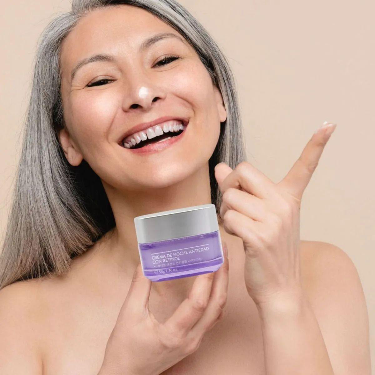 Crema Noche Antiedad Retinol Puro Reparación Facial ALJ-4