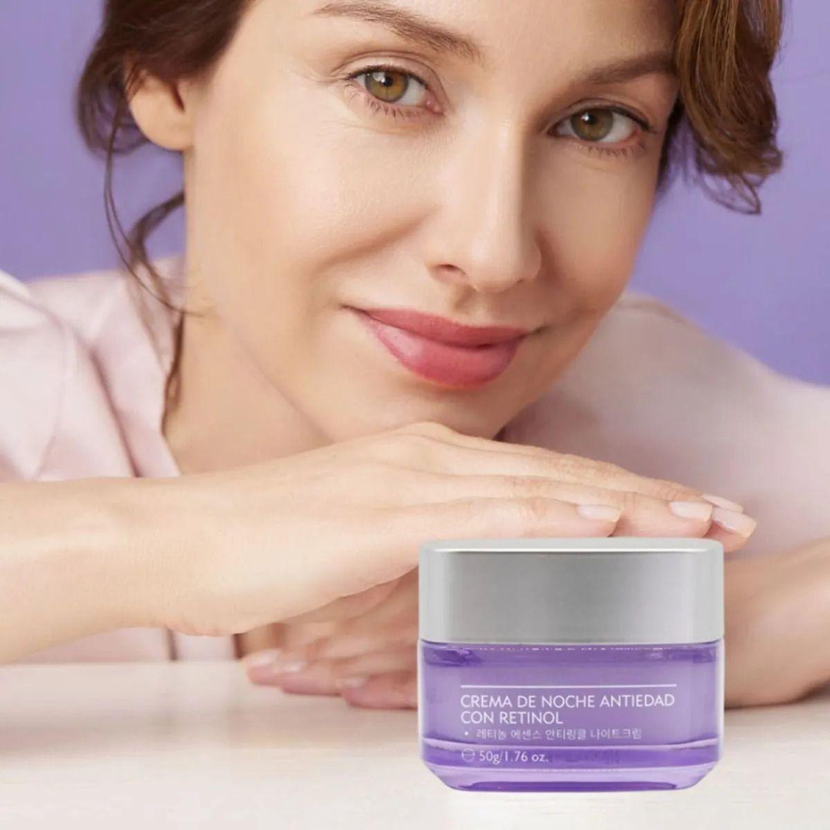Crema Noche Antiedad Retinol Puro Reparación Facial ALJ-7