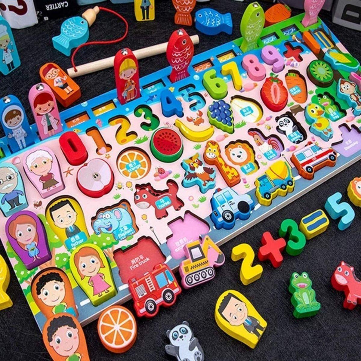JUGUETE ROMPECABEZA CLASIFICACION APRENDIZAJE PARA NIÑOS LAU-5