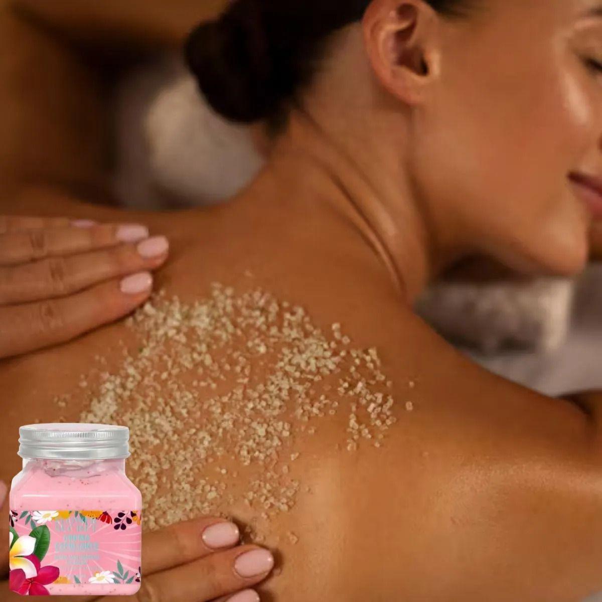 Set 2 Crema Exfoliante Corporal Colageno Ac. Hialuronico Lau-2