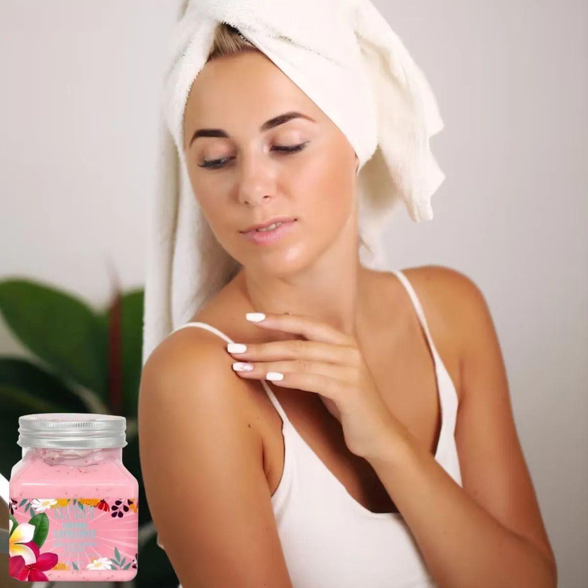 Set 2 Crema Exfoliante Corporal Colageno Ac. Hialuronico Lau-3