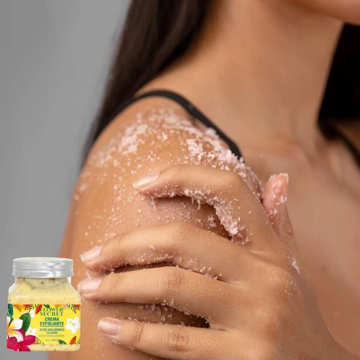 Set 2 Crema Exfoliante Corporal Colageno Ac. Hialuronico Lau-6