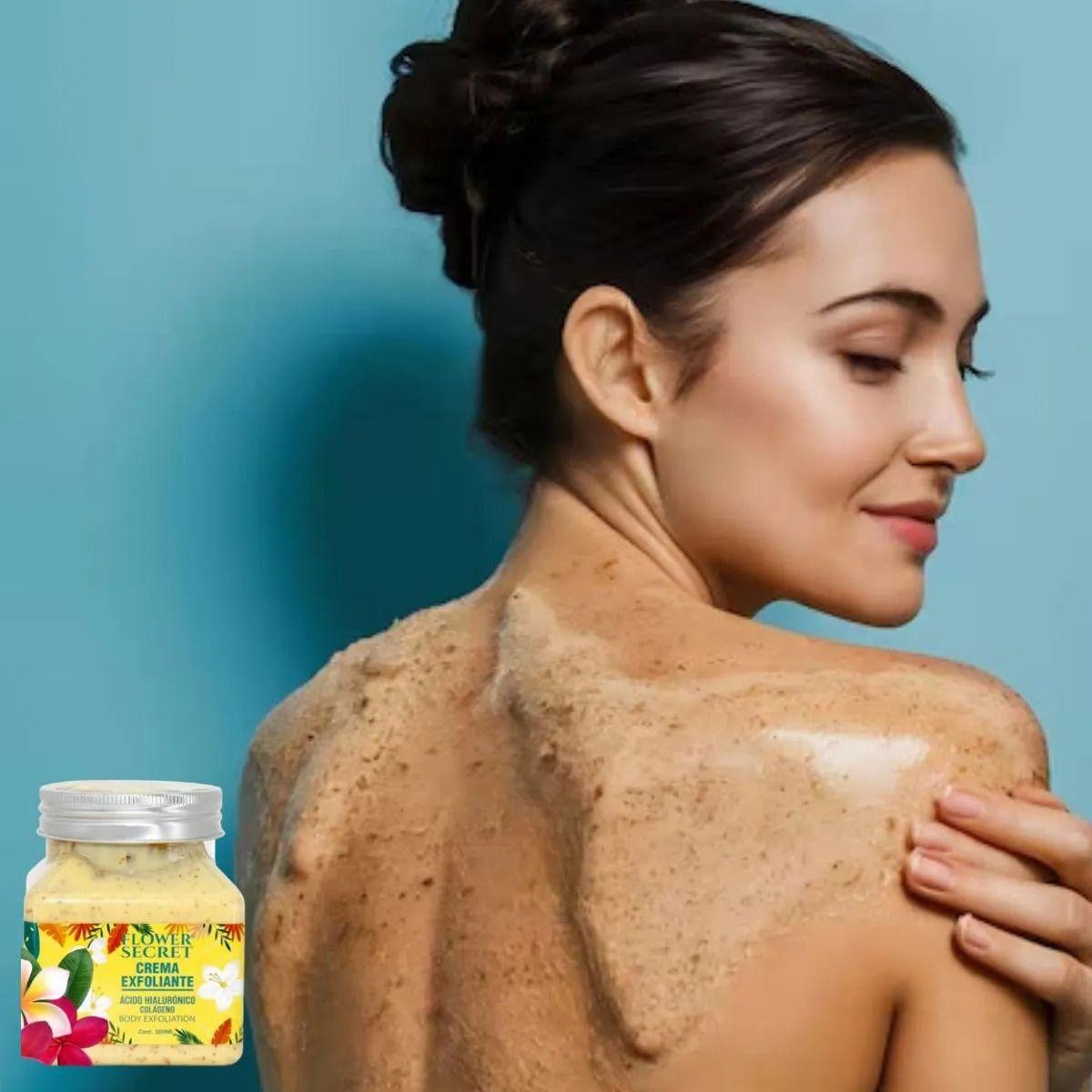 Set 2 Crema Exfoliante Corporal Colageno Ac. Hialuronico Lau-9