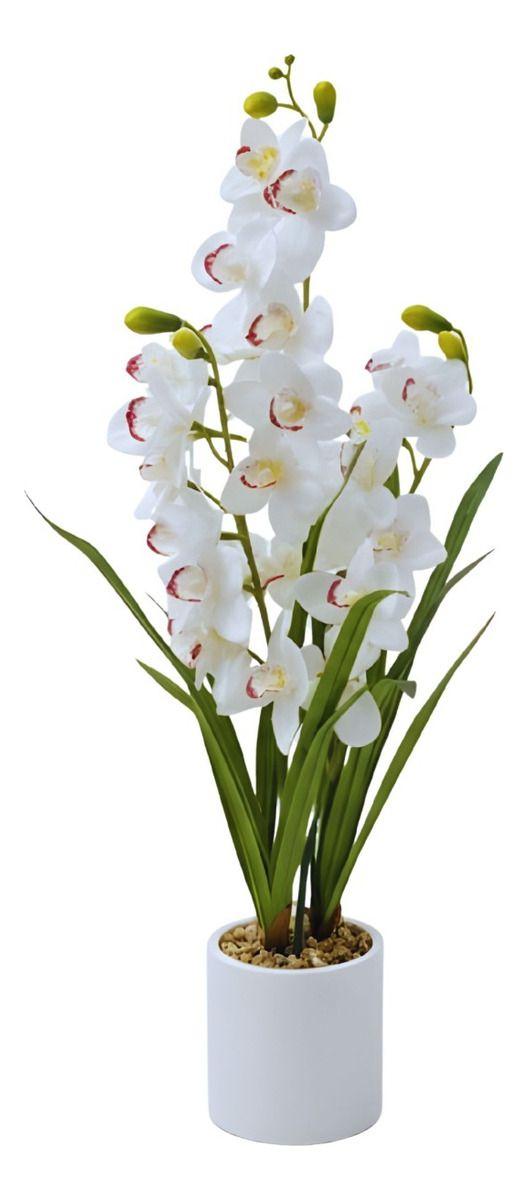 Planta Artificial Decorativa Orquídea Elegante Adorno Jhn-1