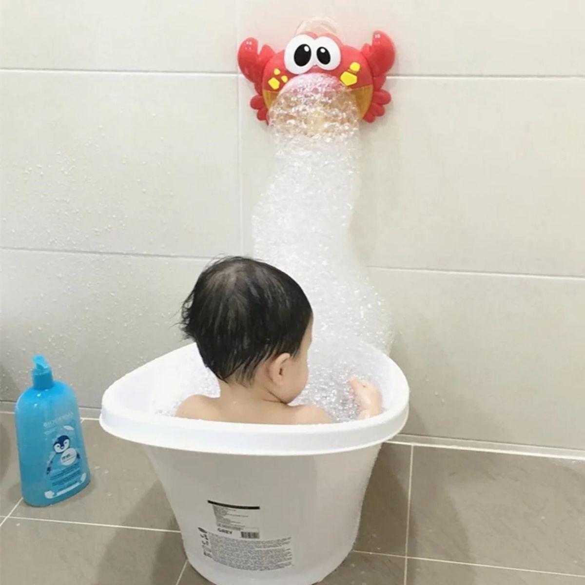 JUGUETE BAÑO BURBUJAS DUCHA MUSICAL CANGREJO BEBE LAU-5