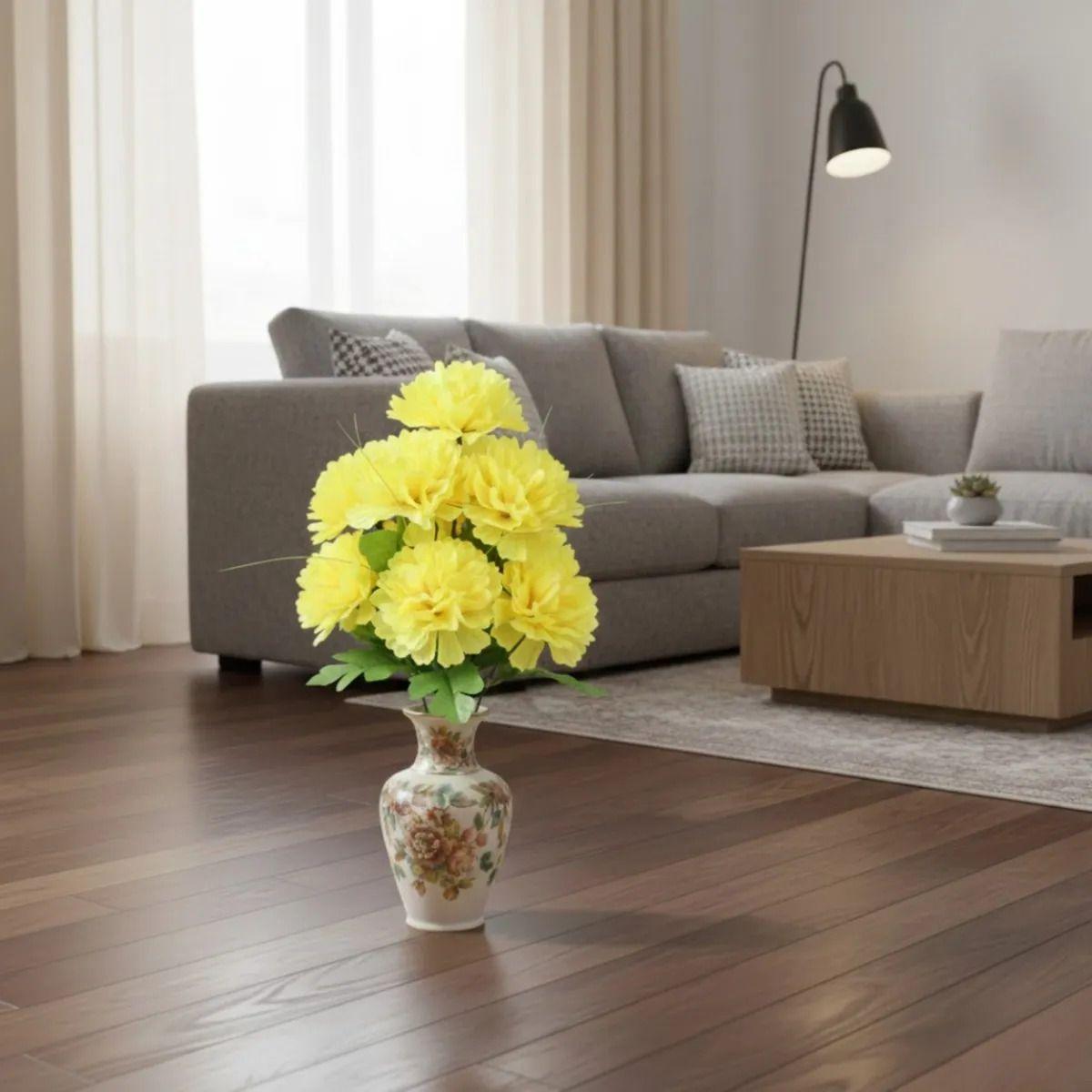 Set 3 Ramo Floral Artificial Decorativo Hogar Adorno Jhn-8