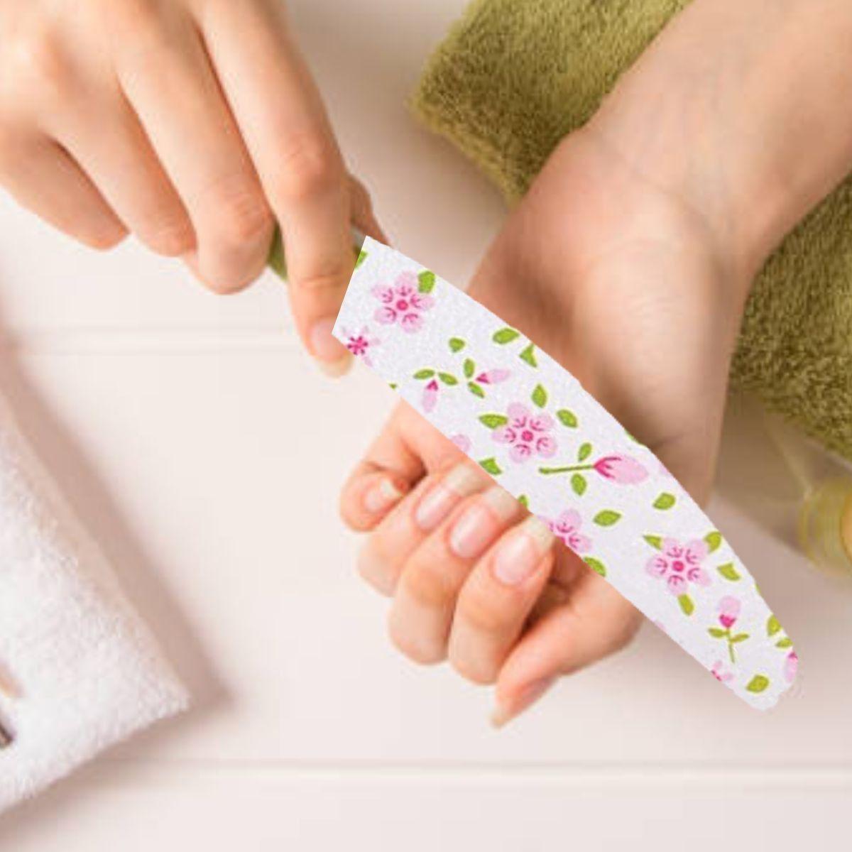 SET 8 LIMAS DE UÑAS MULTIGRANO MANICURE PEDICURE SPA LAU-9
