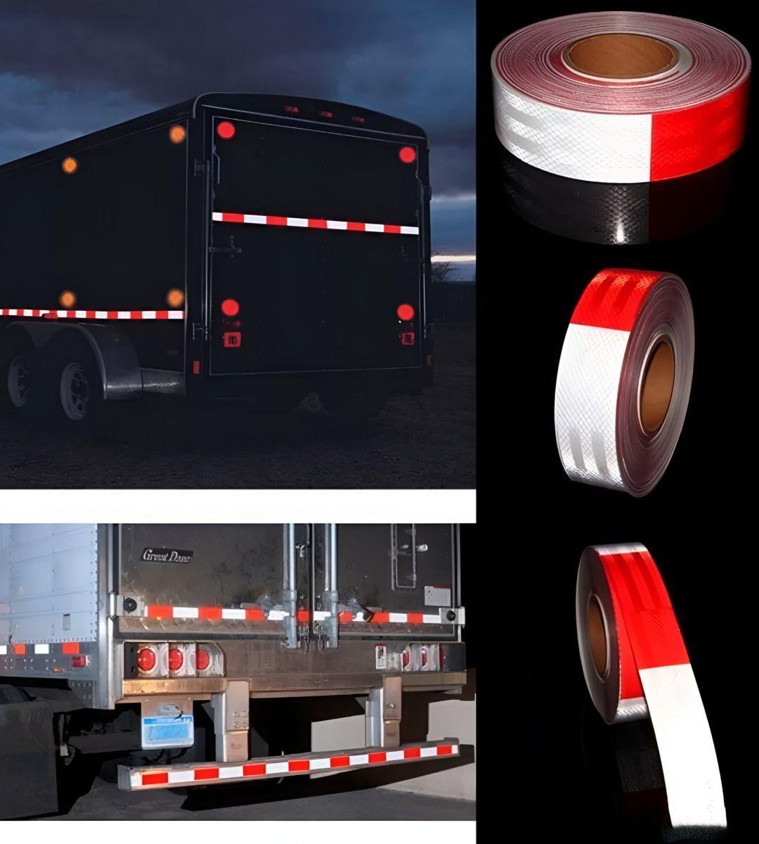 Cinta Reflectante Impermeable Fuerte Adhesiva Seguridad Jhn-8