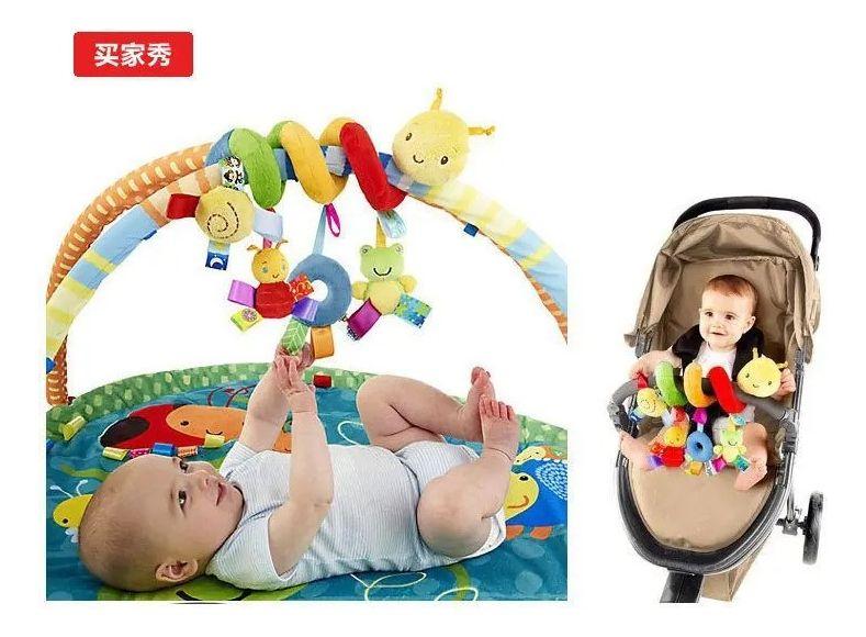 SONAJERO FELPA PARA BEBE 0 A 12 MESES ESPIRAL BEBE LAU-7