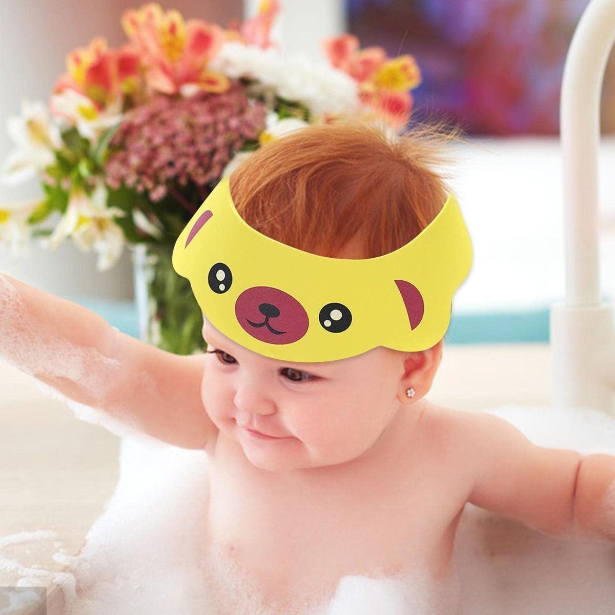 SET 10 VISERA GORRO DUCHA PROTECTOR OJOS 0-6 AÑOS LAU-7