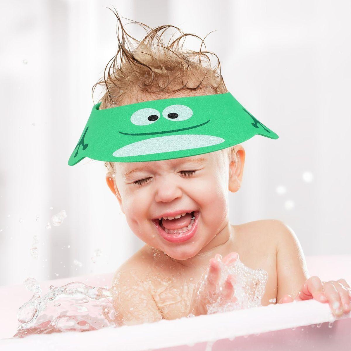 SET 10 VISERA GORRO DUCHA PROTECTOR OJOS 0-6 AÑOS LAU-8