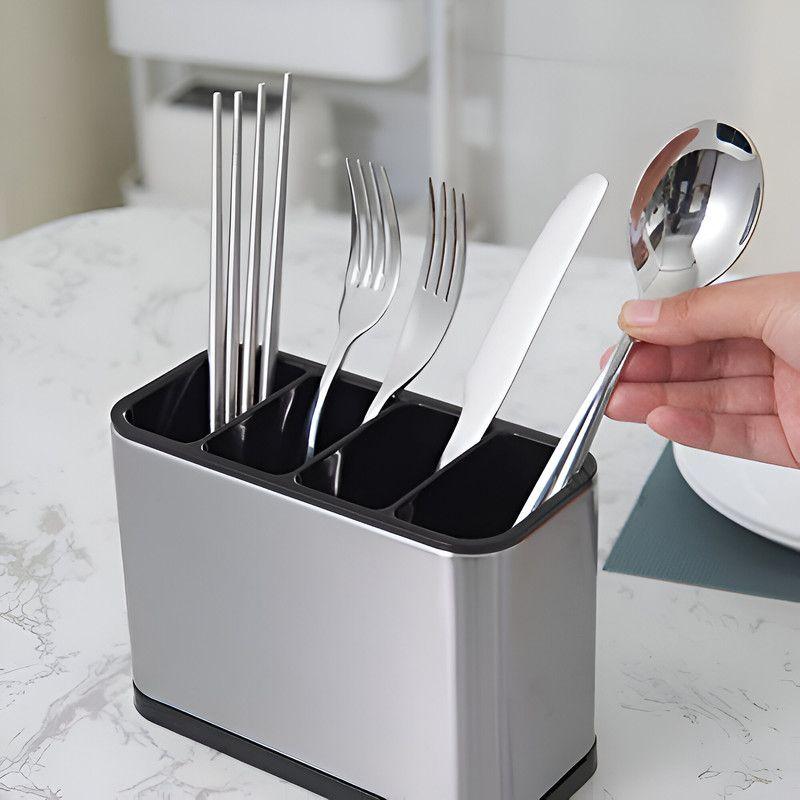 Organizador Escurridor Cubiertos Cocina Practico Lau-3