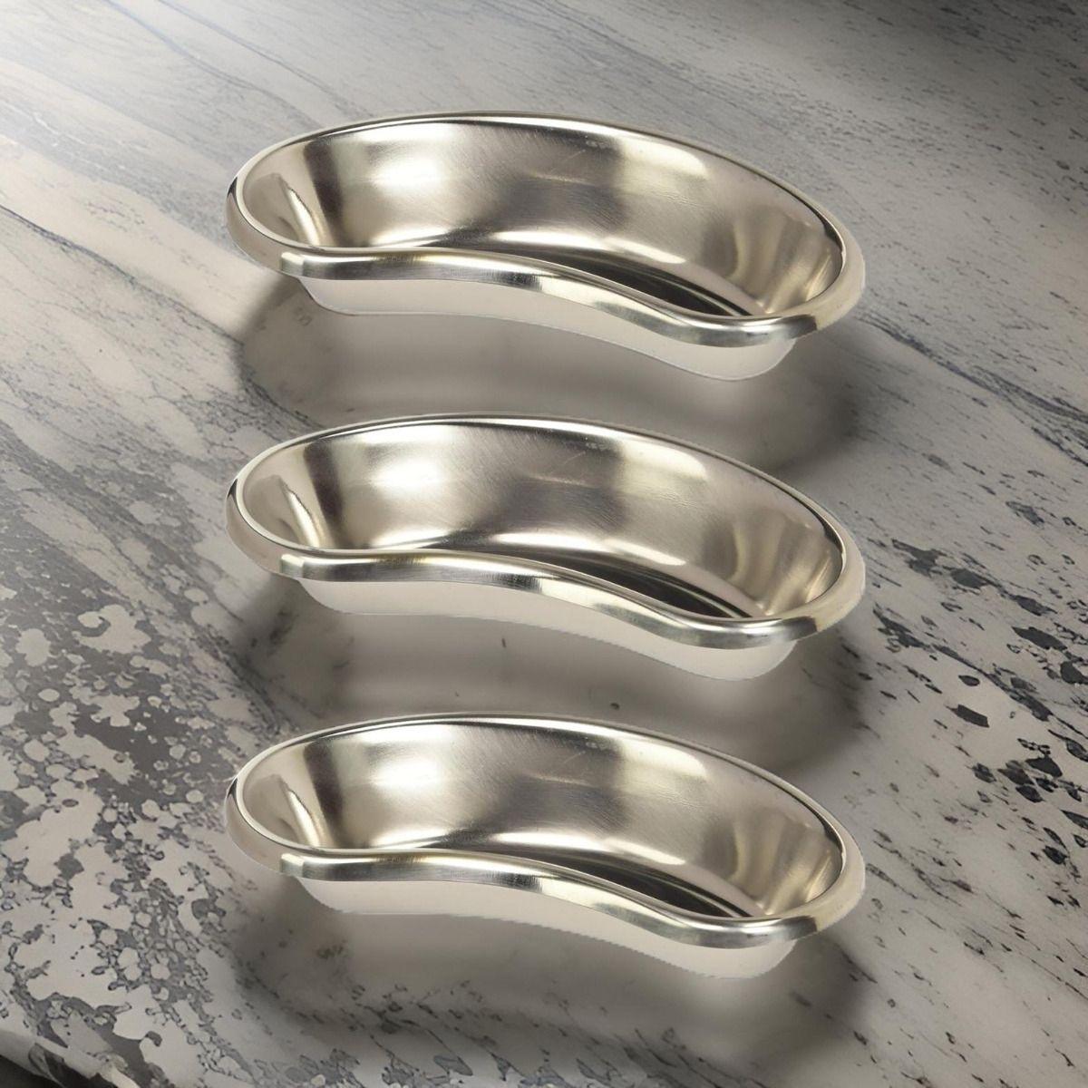 Set 2 Bandeja Acero Intstrumento Quirurgico Talla L Lau-2