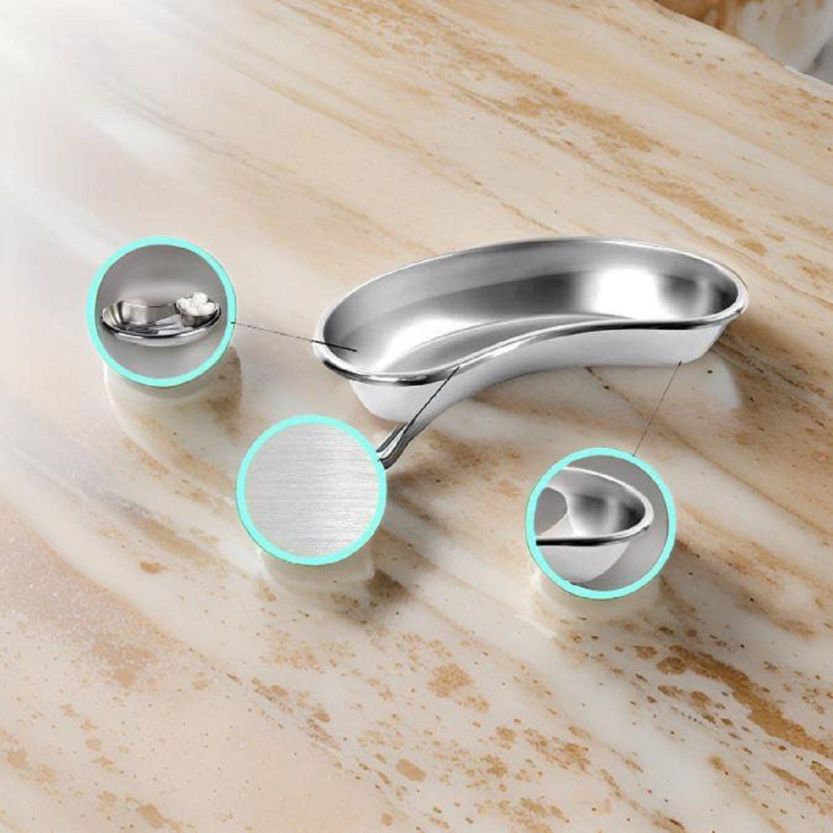 Set 2 Bandeja Acero Intstrumento Quirurgico Talla L Lau-7