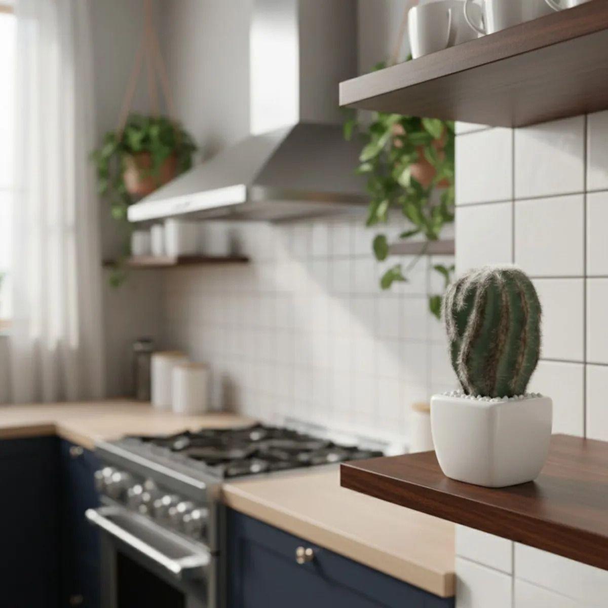 Planta Artificial Cactus Mini Decorativo Minimalista Jhn-7