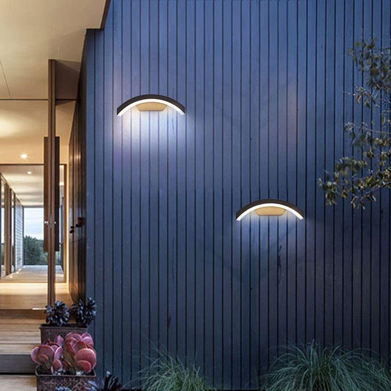 Aplique Luz Pared Impermeable LED Exteror Jardin Lau-3