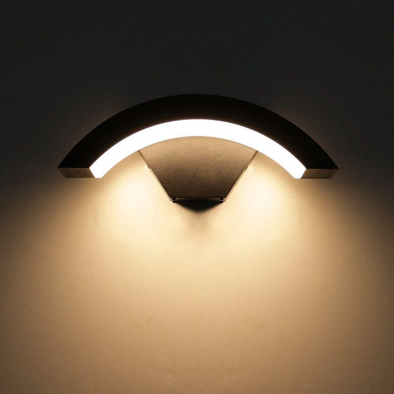 Aplique Luz Pared Impermeable LED Exteror Jardin Lau-4