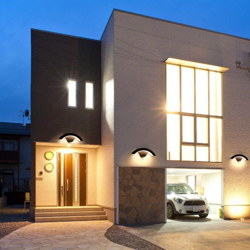 Aplique Luz Pared Impermeable LED Exteror Jardin Lau-5
