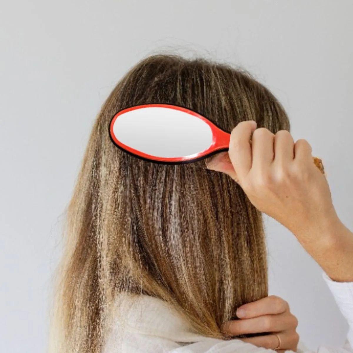 PAQ 12 CEPILLOS CON ESPEJO CERDAS SUAVE FLEXIBLE LAU-7