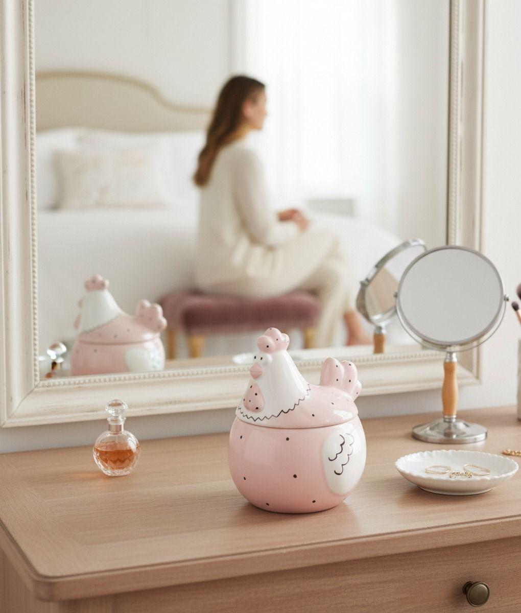 Huevera Decorativa Tapa Almacenamiento Cocina Hogar Jhn-6