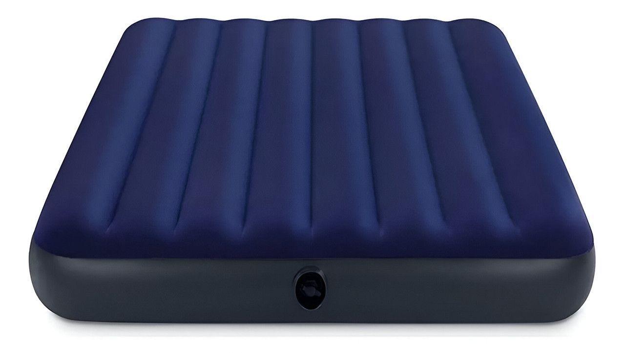 Colchon Inflable Atercipelado 2 Personas Camping Hogar Lau-0