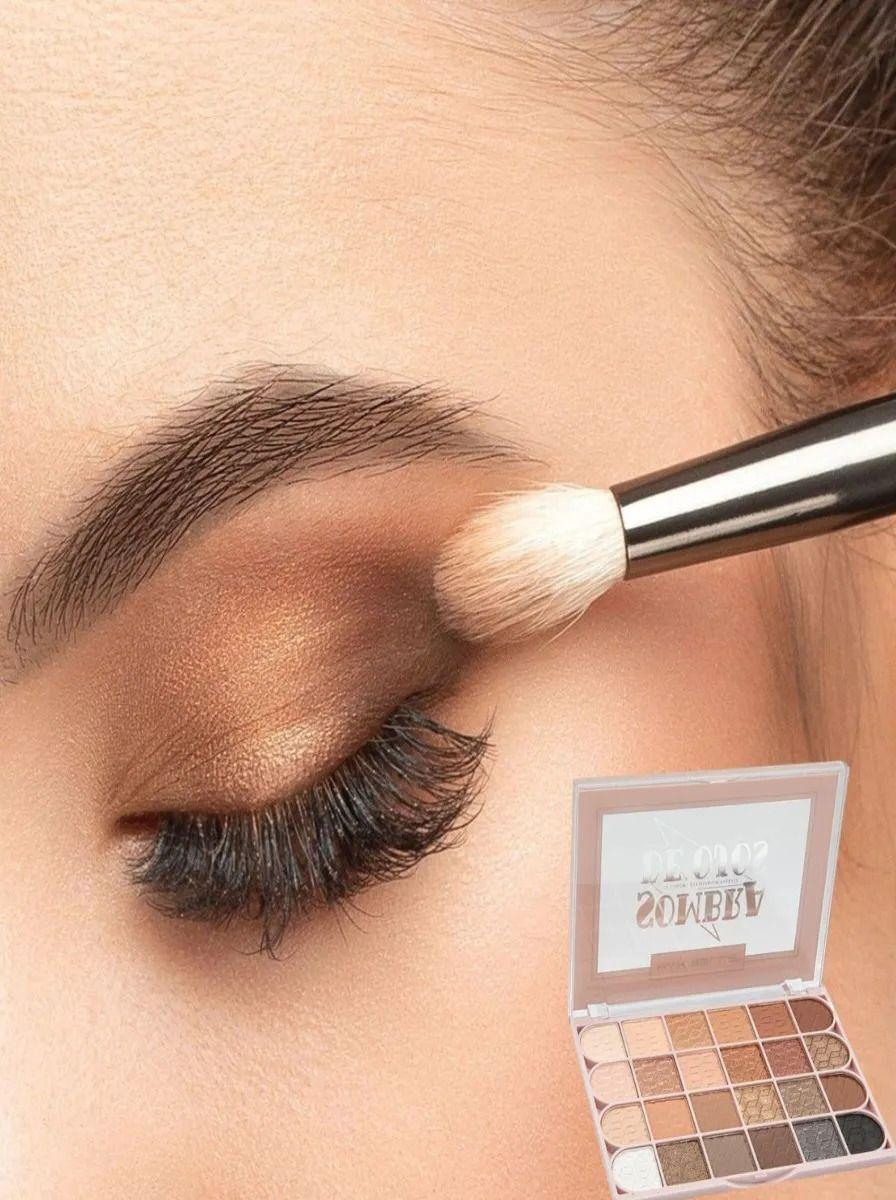 Sombra de Ojos Mate Satinado Brillante Maquillaje Lau-1