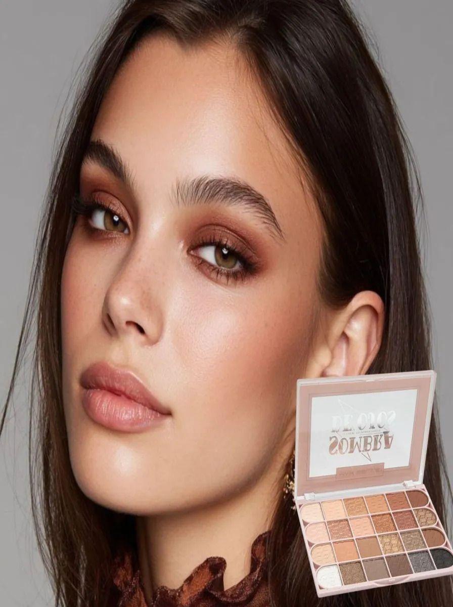 Sombra de Ojos Mate Satinado Brillante Maquillaje Lau-4