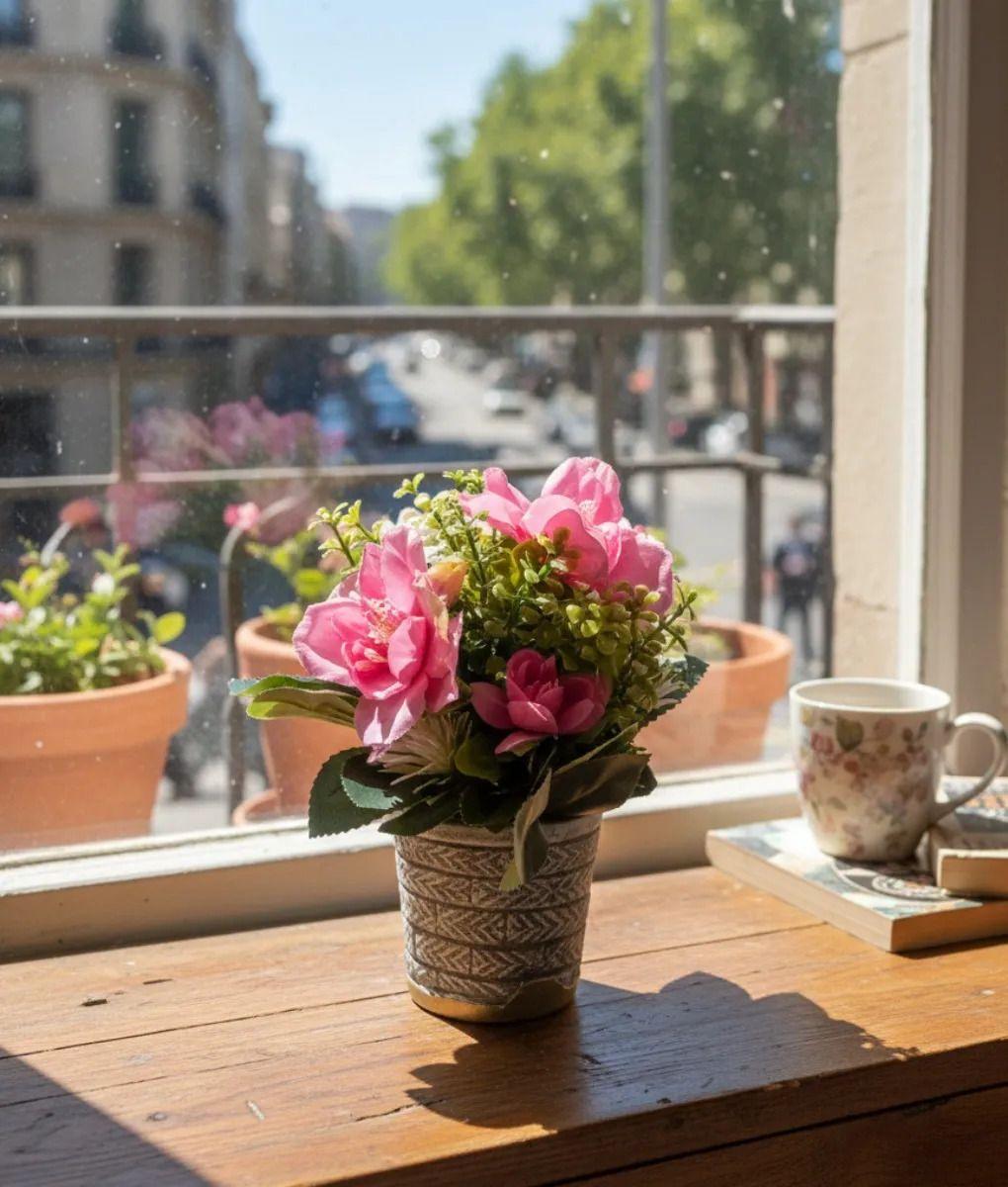 Planta Artificial Decorativa Armonía Floral Compacto Jhn-6