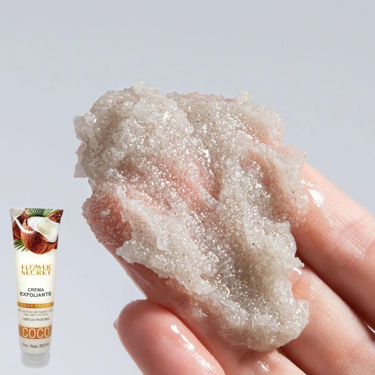 Set 2 Cremas Exfoliantes Corporal Coco Limpieza Profunda Lau-2
