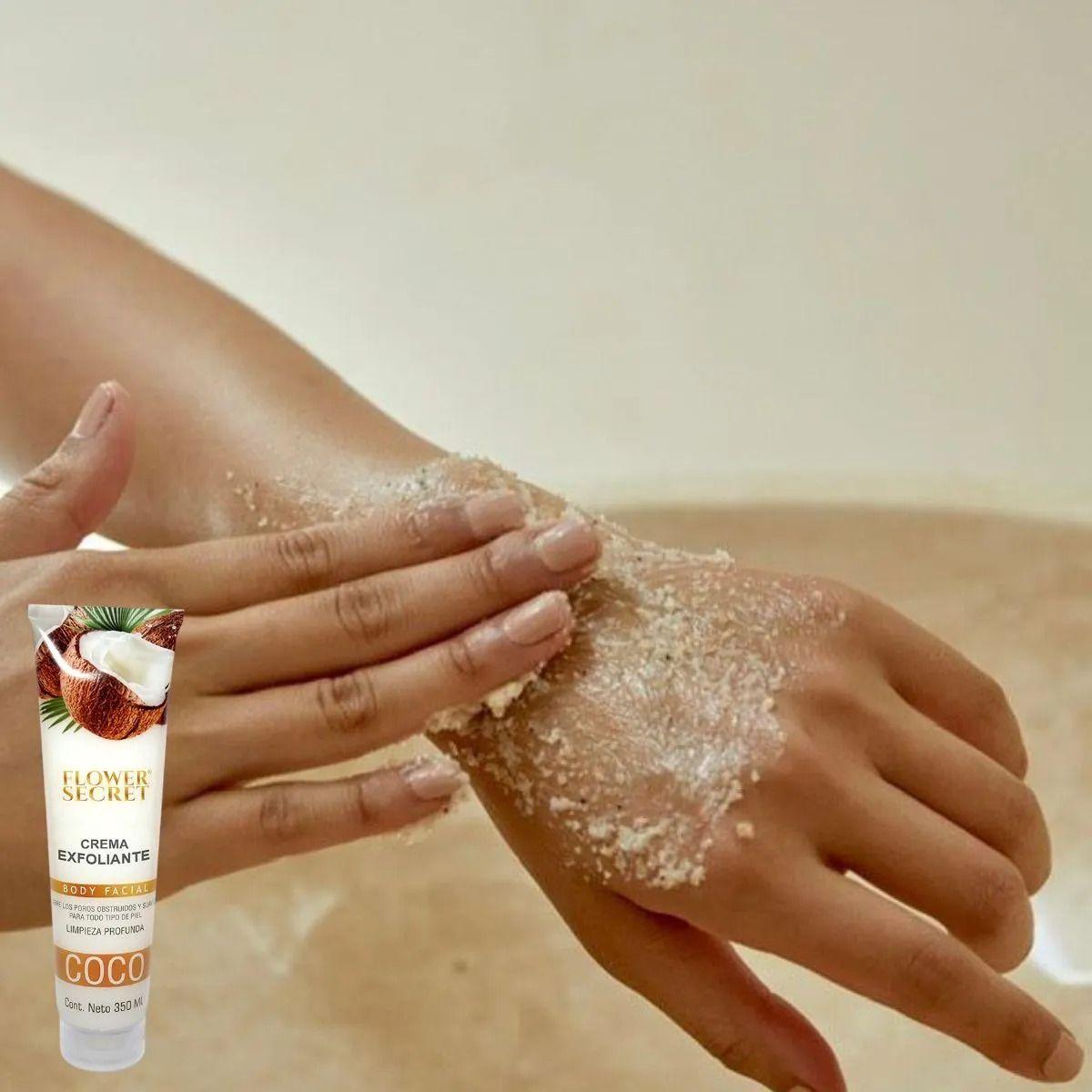 Set 2 Cremas Exfoliantes Corporal Coco Limpieza Profunda Lau-5