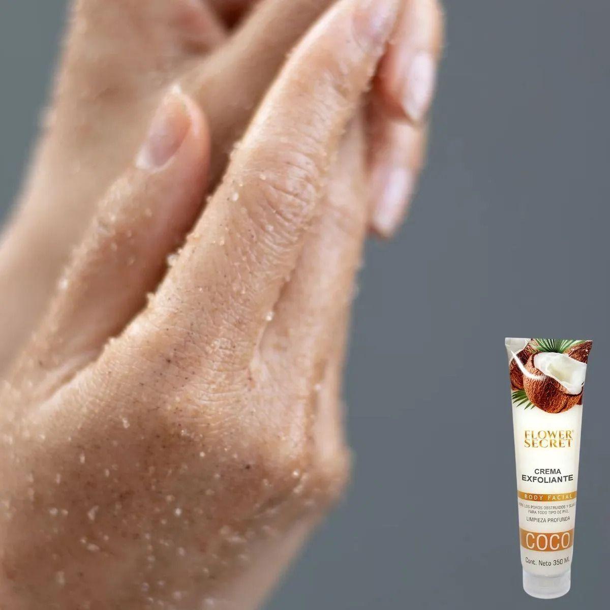 Set 2 Cremas Exfoliantes Corporal Coco Limpieza Profunda Lau-6