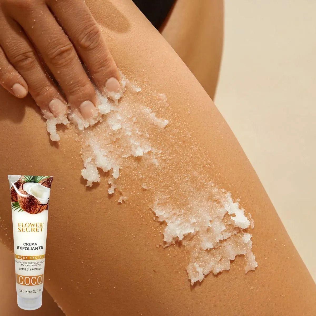 Set 2 Cremas Exfoliantes Corporal Coco Limpieza Profunda Lau-7