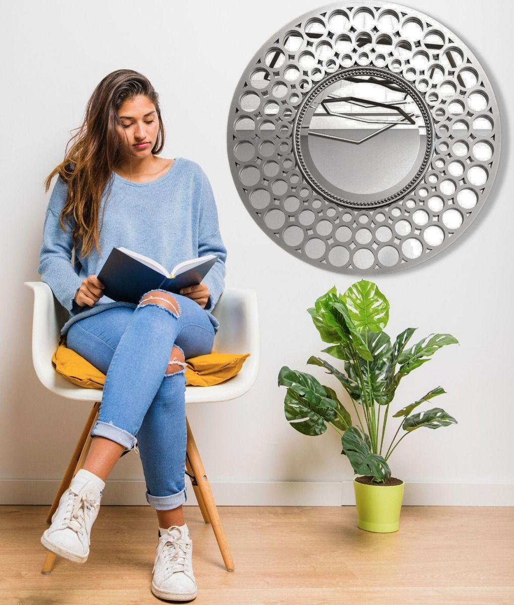 Espejo Pared Decorativo Circular Moderno Minimalista Jhn-2