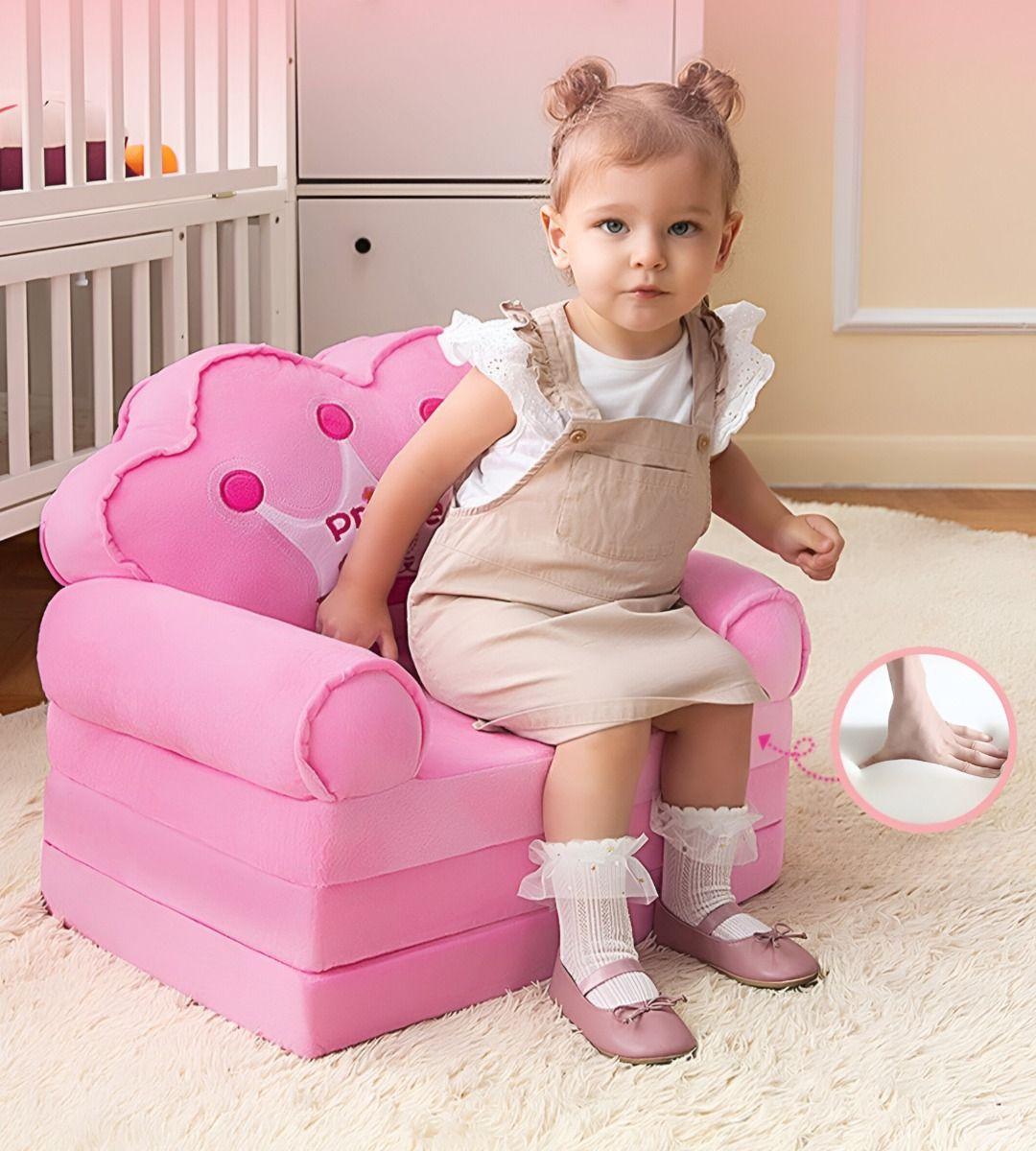 Sofá Cama Silla Reposabrazos Triple Plegable Niños Jhn-9