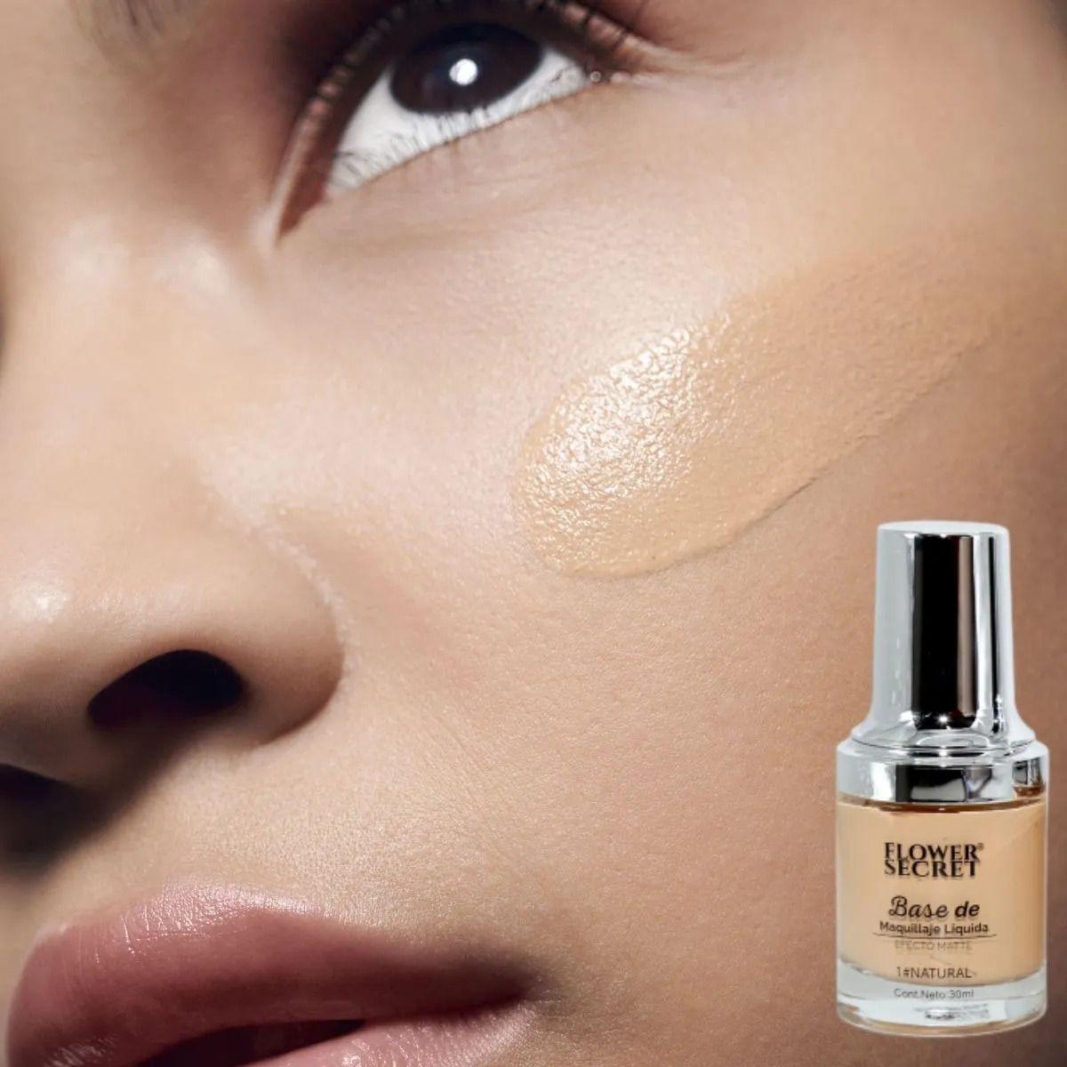 PAQ. 12 BASES DE MAQUILLAJE LIQUIDA MATTE BELLEZA LAU-7