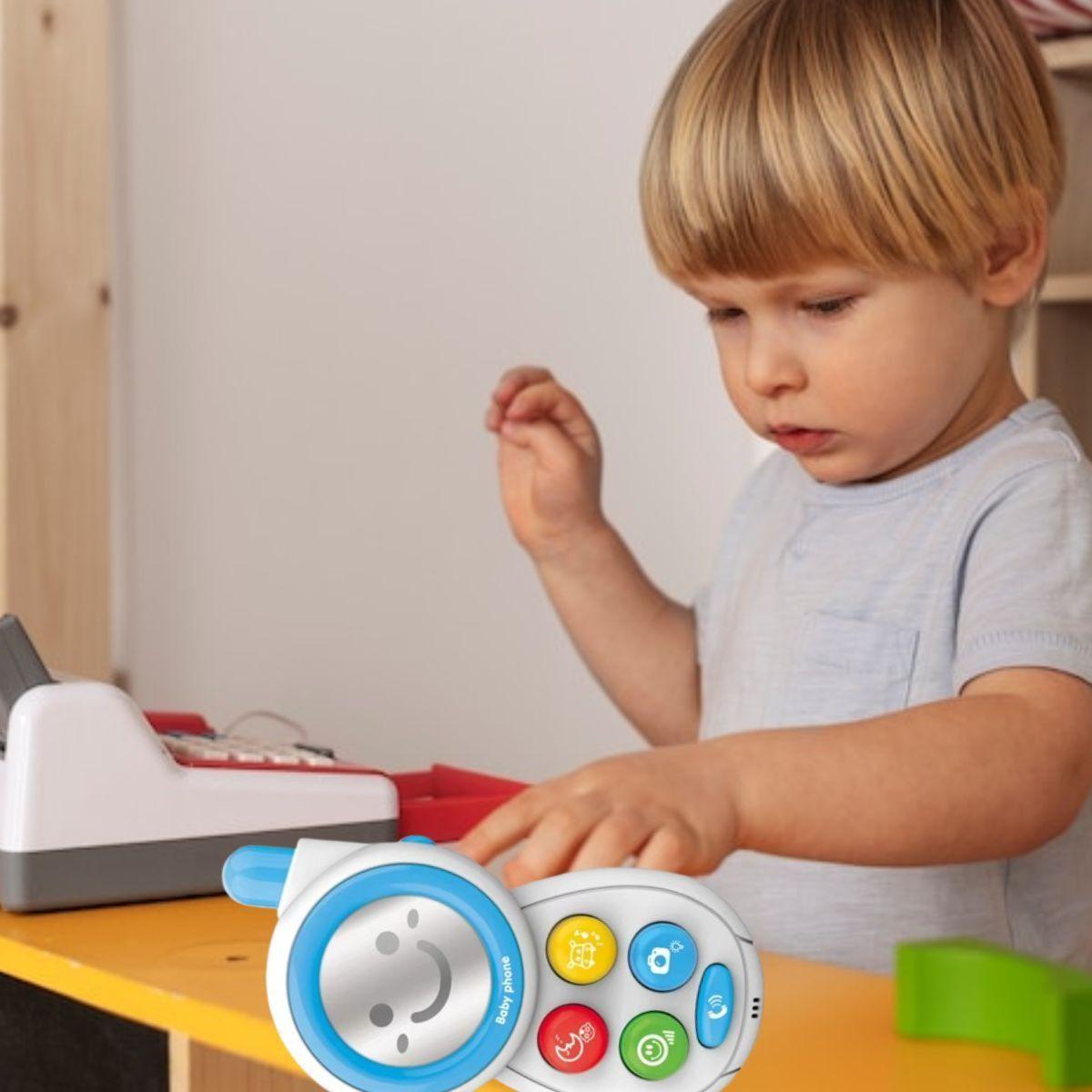 JUGUETE TELEFONO MUSICAL ESTIMULACION SENSORIAL NIÑOS LAU-7