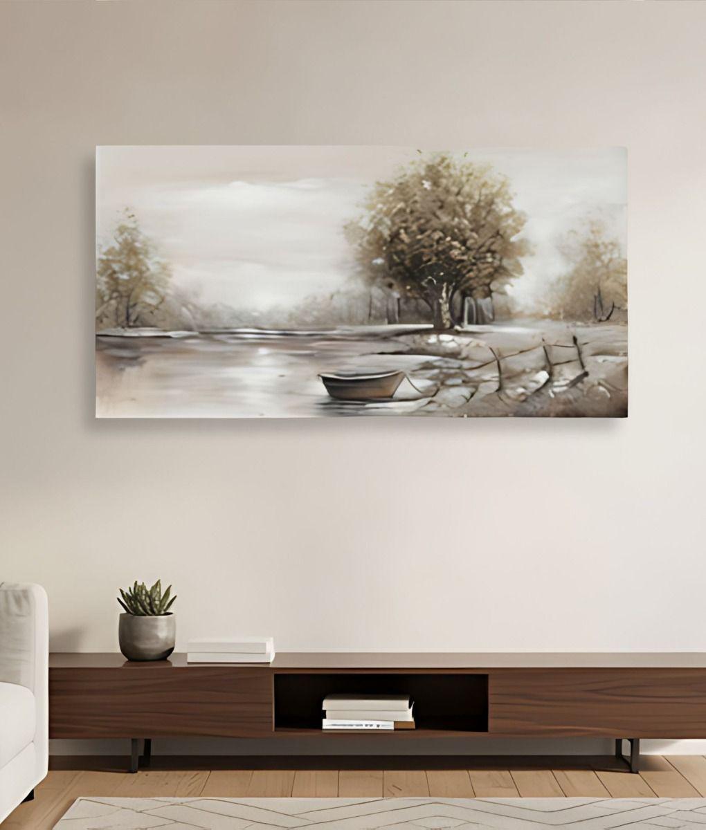 Cuadro Decorativo Paisaje Rural Adorno Pared Arte Hogar Jhn-0