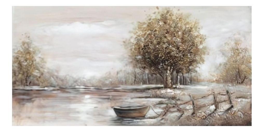 Cuadro Decorativo Paisaje Rural Adorno Pared Arte Hogar Jhn-1