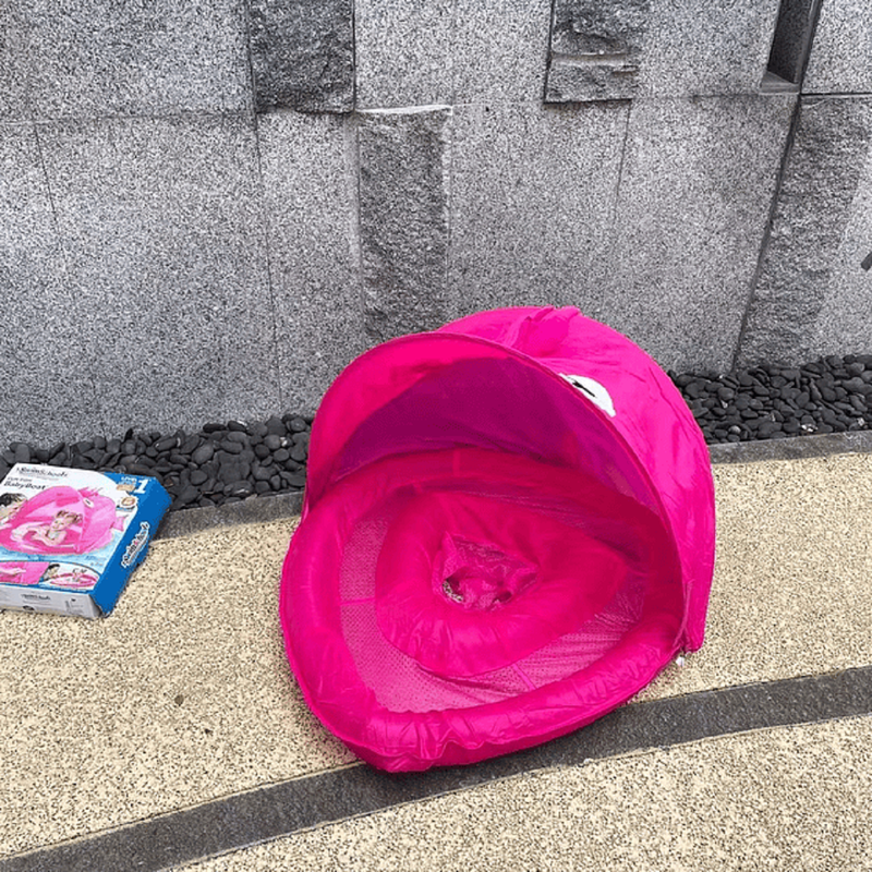 Flotador Piscina Toldo Seguro Diversion Bebes 6-24M Lau-7